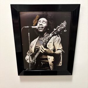 Bob Marley by Paul Hyman framed photograph 8x10